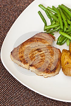 Grilled tuna steak