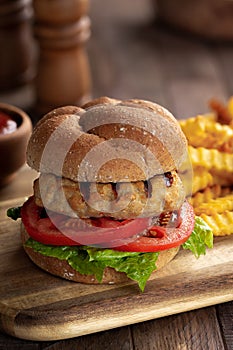 Grilled Turkey Burger