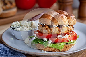 Grilled Turkey Burger Sandwich