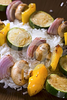 Grilled Vegetable Shish Kebobs