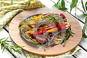 Grilled vegetables