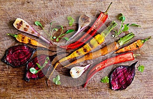 Grilled vegetables