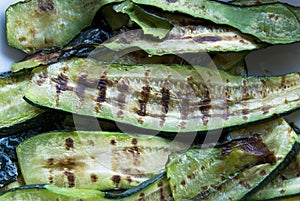 Grilled zucchini