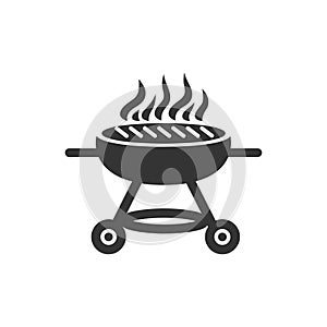 Grilling burgers and hot dogs Icon