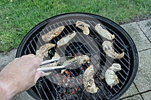 Grilling Chicken