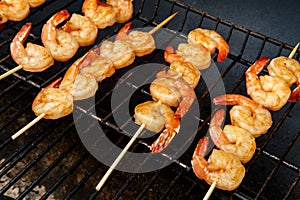 Grilling Juicy Shrimp Kebabs