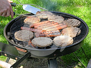 Grilling Meat