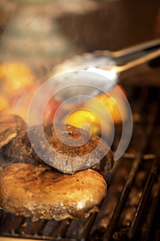 Grilling Mushrooms