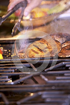 Grilling Portabella Mushrooms