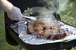 Grilling Steak