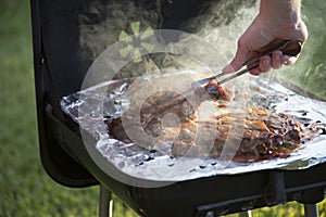 Grilling Steak