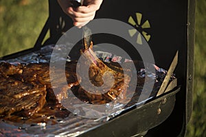 Grilling Steak