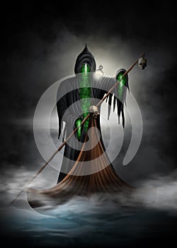 Grim Reaper type character