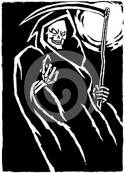 The Grim Reaper. Vector Illustration