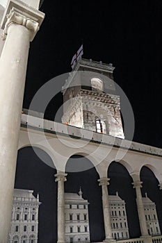 The Grimaldina Tower of the Doge\'s Palace in Genoa