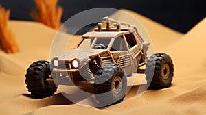 Grimpkin Engineering Desert Dune-buggy: 1:28mm Heroic Scale Tabletop Wargaming Miniature photo