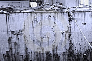Grimy Old Ship Hull