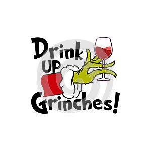 Grinch hand of Drink up Grinches Clip art