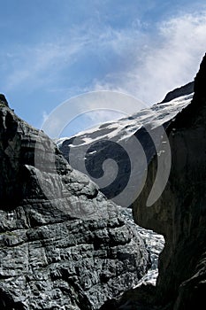 Grindelwald Glacier in Switzerland Alps