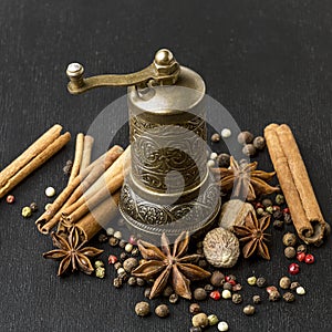 Grinder for cooking spices Photo