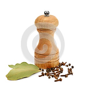 Grinder and spices