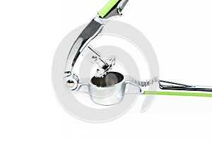 Grinding hard shell crab tool, crushed garlic tool isolate