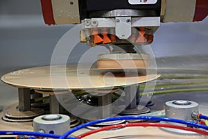 Grinding machine for glass