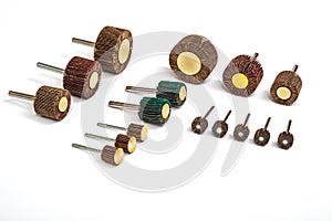 Grinding and polishing sanding bits sets