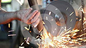 Grinding Stone With Sparks