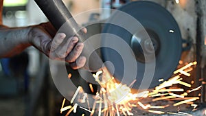 Grinding Stone With Sparks