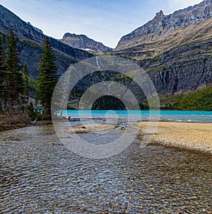 Grinnell Lake and The Garden Wall photo