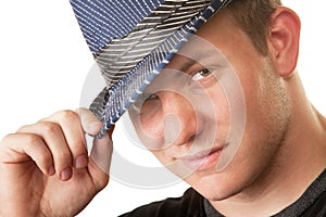 Grinning Man in Fedora Hat