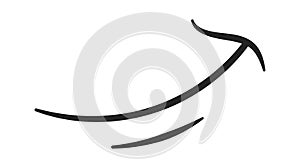 Grinning mouth in condescending smile