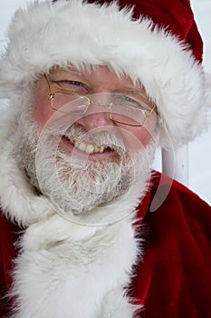 Grinning Santa photo