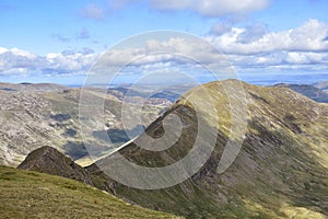 St Sunday Crag in sunlight