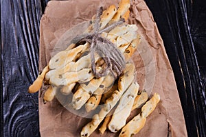 Grisini on old paper