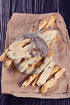 Grisini on old paper