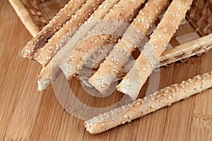 Grissini bread stick