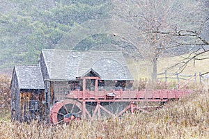 grist mill near Guilhall, Vermont, USA