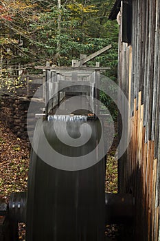 Grist Mill Wheel Turning