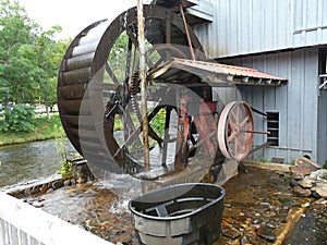 Gristmill Water Wheel Cherokee North Carolina