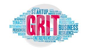 Grit Animated Word Cloud