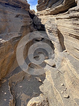 Grito del volcanic is a volcanic crack where you can walk.