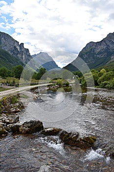 Grlja valley, Prokletiije national park in Montenegro