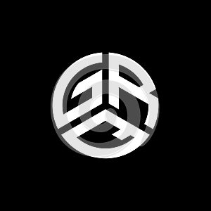 GRO letter logo design on white background. GRO creative initials letter logo concept. GRO letter design
