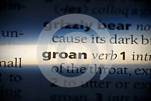 Groan
