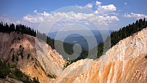 Groapa Ruginoasa in Apuseni Mountains, Natural Monument, Alpine Trails View