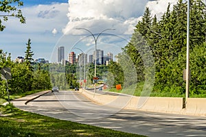 Groat Road freeway, Edmonton, Alberta photo