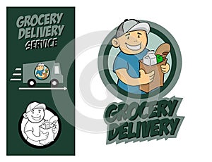 Grocery Delivery Service Concept. photo