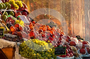 Grocery fruit stall